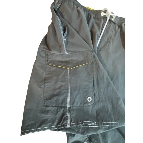 NWT St. John's Bay Men's Swim Suit Midnight Gray Four Pockets Size XXL - Picture 4 of 13